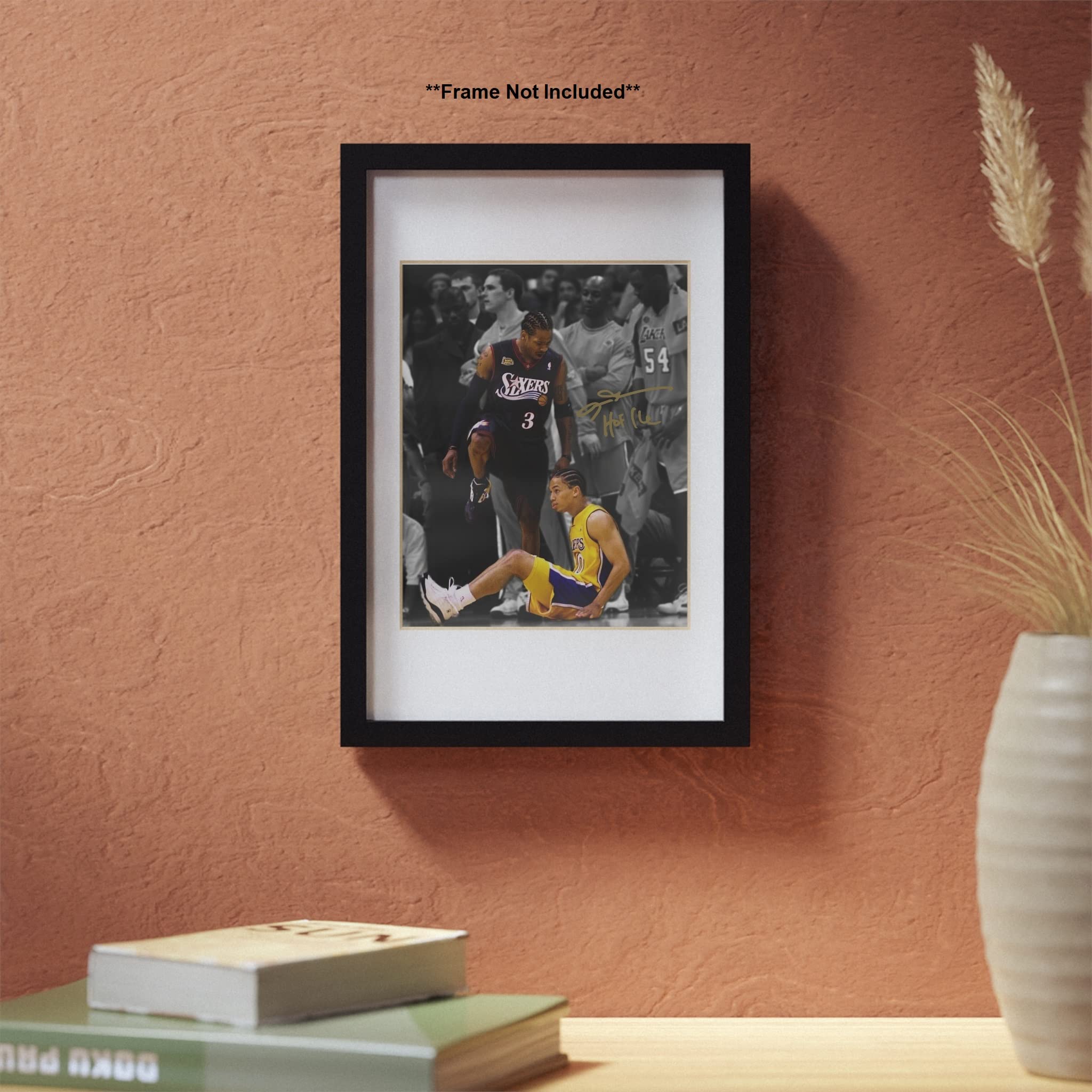 Amazon.co.jp: Ikonic Fotohaus Allen Iverson Step Over Tyronn Lue 