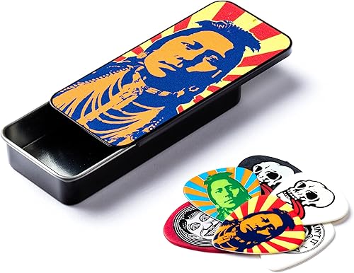 Miniatura 7 de Dunlop JVHPT01M John Van Hamersveld Johnny Face Pick - Lata 6 púas