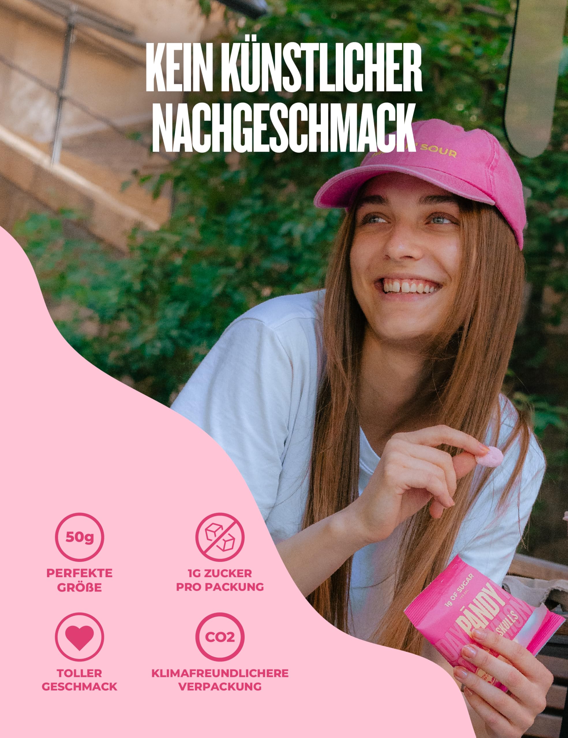 Pändy zuckerfreie Gummibärchen mit 100% Geschmack - 8x 50g Probierpaket - zuckerfreie Süssigkeiten (<1g Zucker) - glutenfreie Süßigkeiten ohne Zucker - kalorienarme, low carb, gesunde Snacks