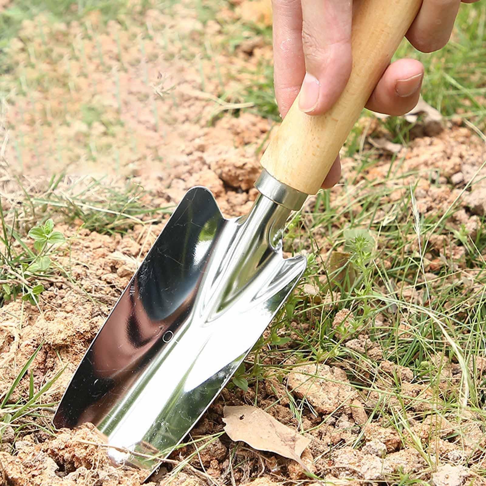 Ensemble de 6 Outils de Jardin, Comprenant Une Bêche à Transplanter et Un Manuel D'utilisation.