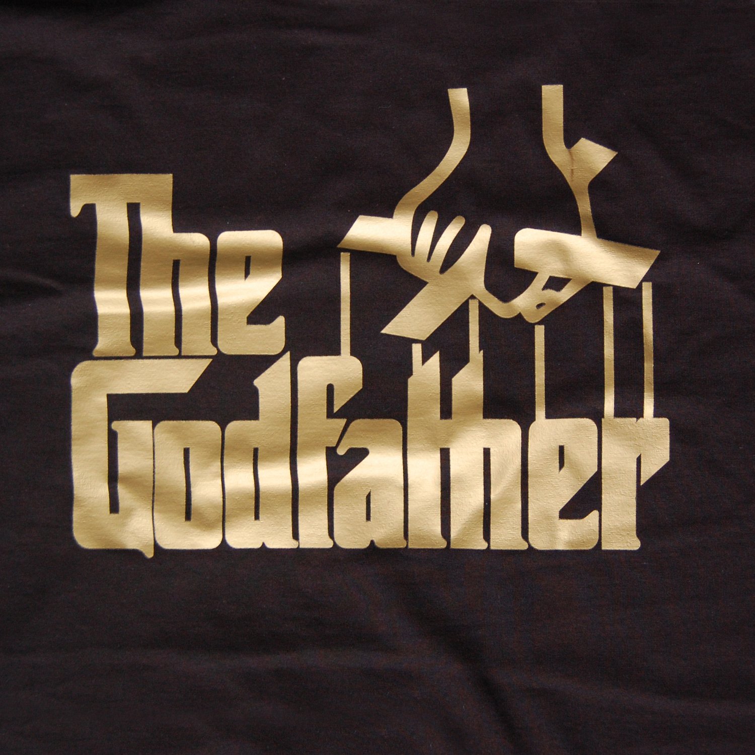 The Godfather Logo T Shirt Gold On Black Xl Extra Large Buy Online In India At Desertcart