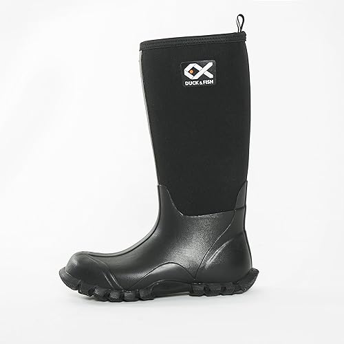 Miniatura 2 de Duck and Fish Buck Man 16 pulgadas Negro Pesca Caza Neopreno Goma Rodillera