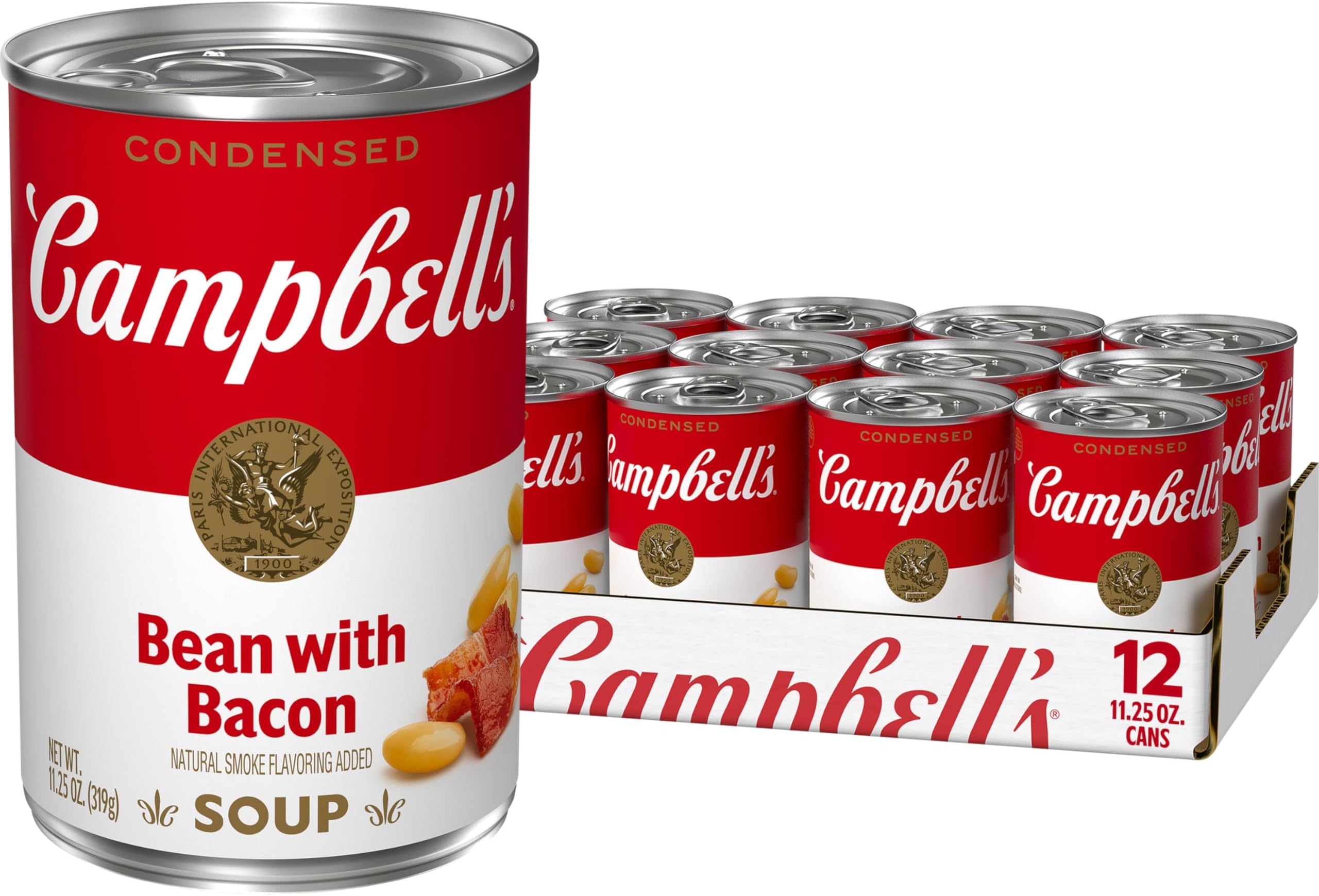 Bean with Bacon Soup, Packaging May Vary, 11.25 Oz, Pack of 12