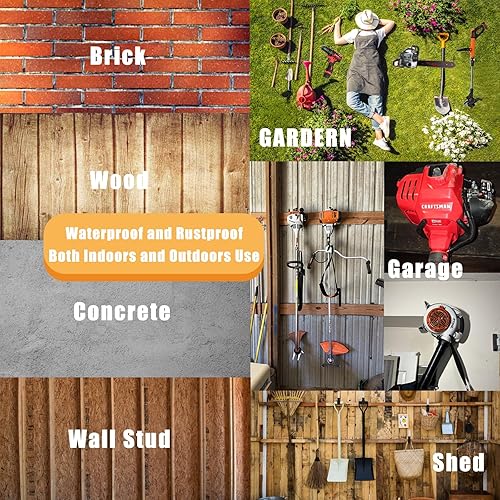 Miniatura 6 de Gancho para herramientas eléctricas, ganchos de pared de garaje, ganchos de utilidad para organizadores de herramientas de garaje y almacenamiento