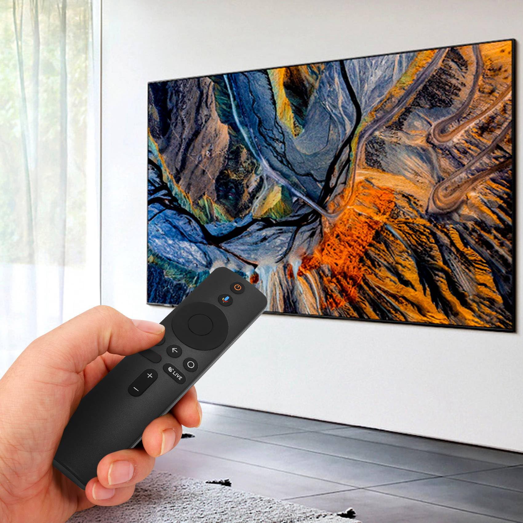 Do MI Box S XMRM-006 MDZ-22-AB głosowy pilot Bluetooth ze sterowaniem asystentem