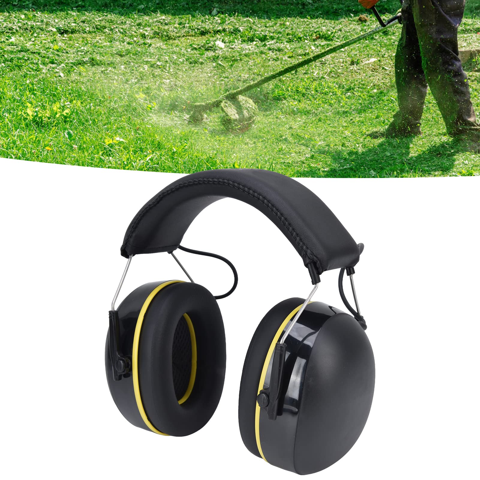 TOPINCN Protección Auditiva Orejeras Accesorios de Jardinería Bluetooth Orejeras Defensores de Siega Cancelación de Ruido Negro 1A para Esterilizadores Ultravioleta de 5V