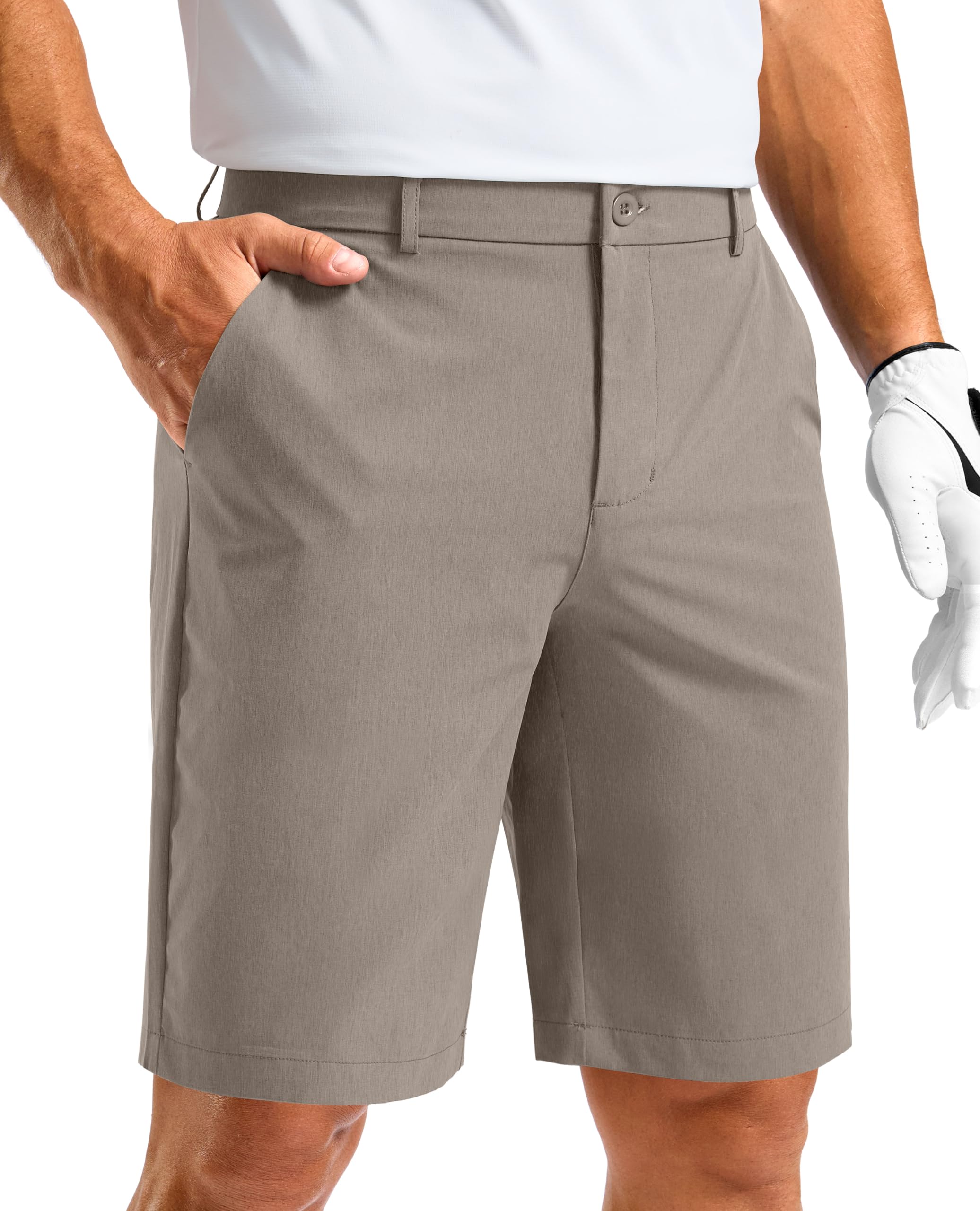 Soothfeel Men's Casual Shorts 5/7/9 Inch Golf Dress Shorts with 4 Pockets