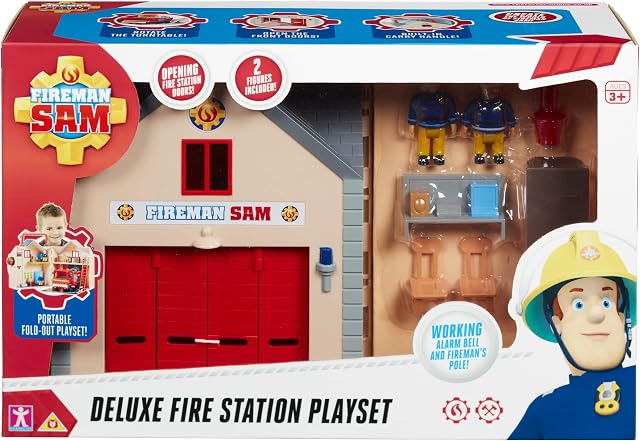 Fireman Sam Deluxe Fire Station Playset