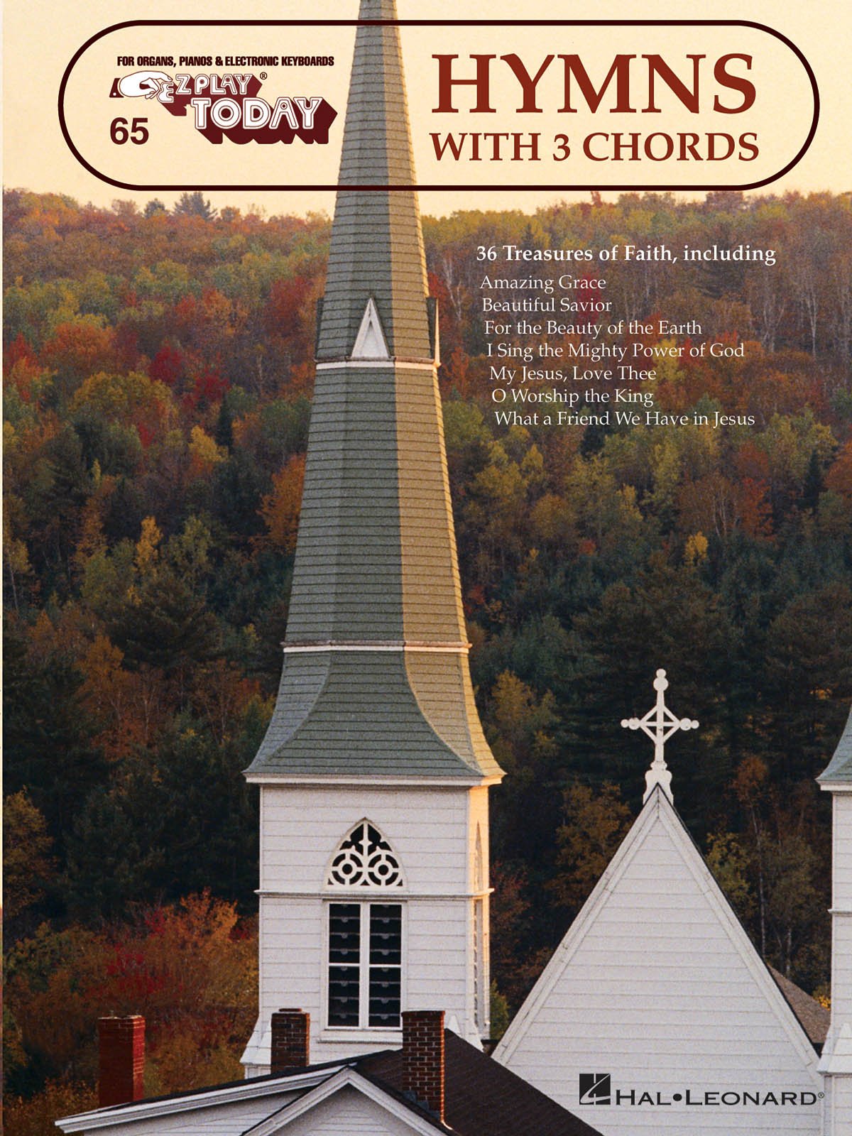 E-Z Play Today 65 Hymns With 3 Chords Kbd: E-Z Play Today Volume 65
