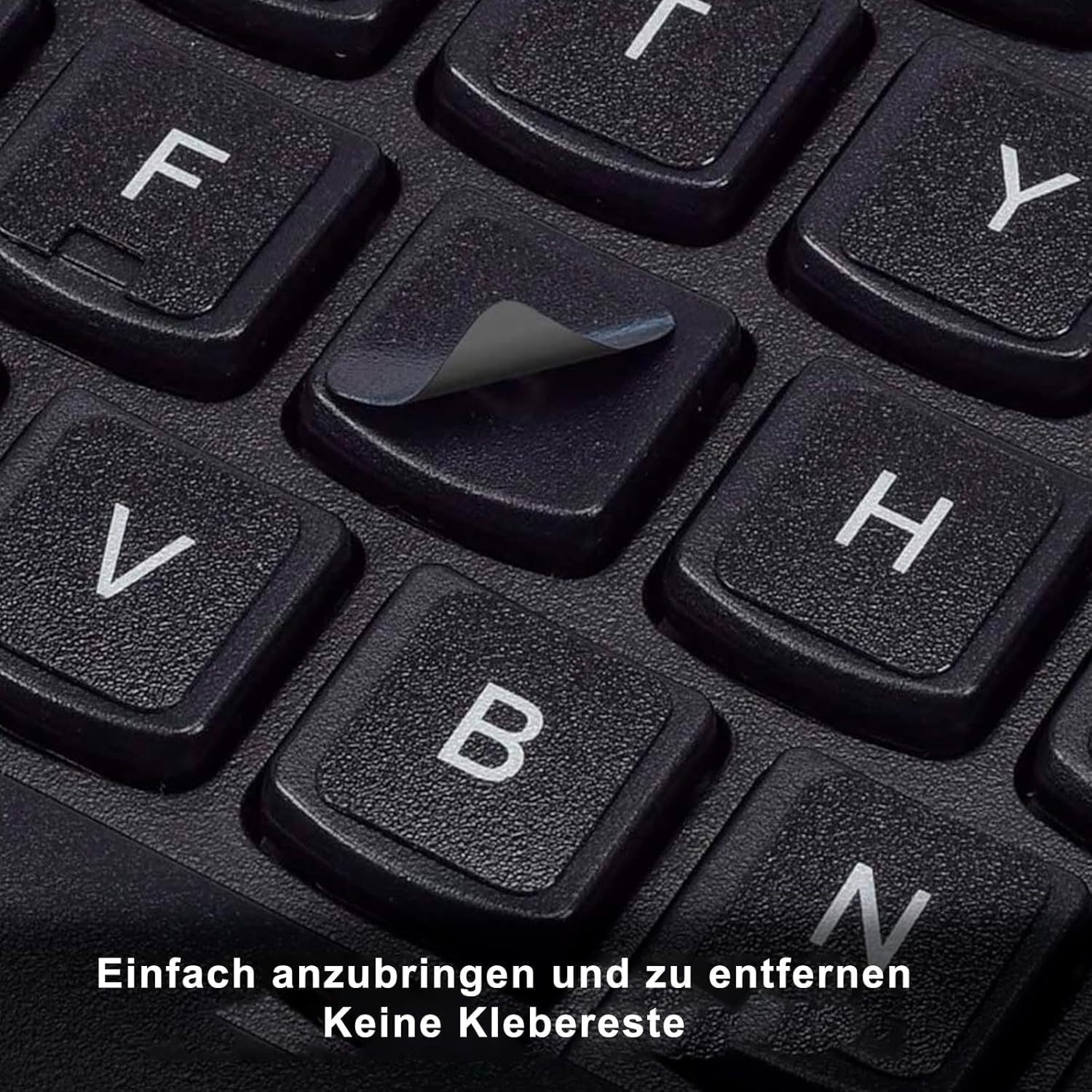 5 Pegatinas para Teclado ucraniano, Pegatinas universales para Letras del Teclado ucraniano, Pegatinas de Repuesto, aptas para Ordenadores de Escritorio y portátiles, 3 Negras y 2 Blancas