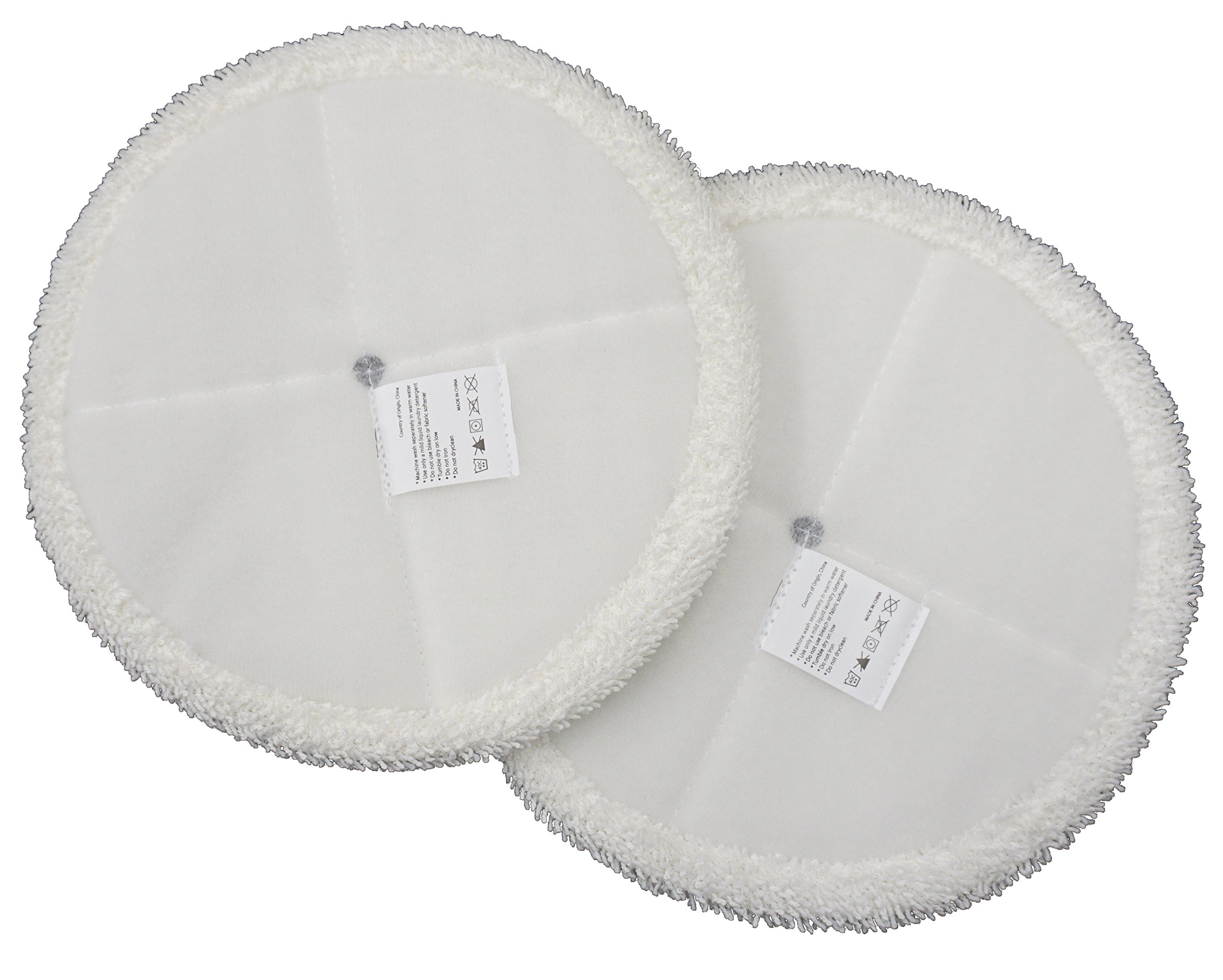 Seneca River Trading Bissell Scrubby Mop Pads, 2 Pk, for Spinwave Hard Floor Spin Mop, 1611298