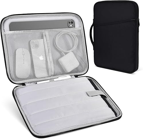 Miniatura 8 de Funda para laptop de 13 pulgadas para MacBook Air 2025 de 13 pulgadas M4 A3240, MacBook Air de 13.6 pulgadas M3 M2 A3113 A2681, bolsa de transporte