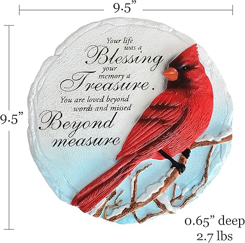 Miniatura 6 de Spoontiques - Decoración de jardín - Piedra de paso de mariposa de bronce - Piedra decorativa para jardín