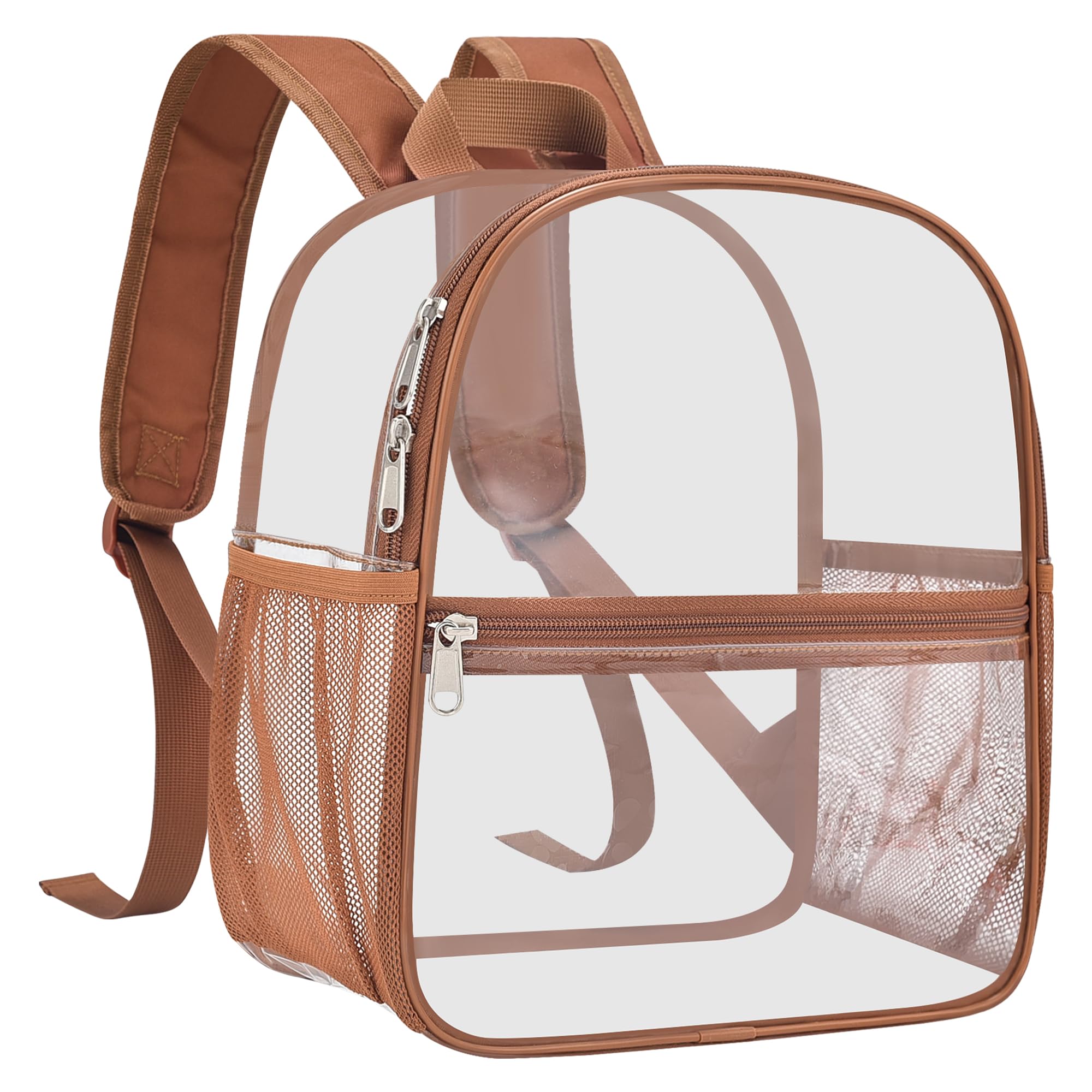 USPECLARE Clear Backpack for Stadium Approved 12×6×12 Transparent Bag | Small Clear Bag with Wider Shoulder Straps for Stadium Events Concert Work Festival