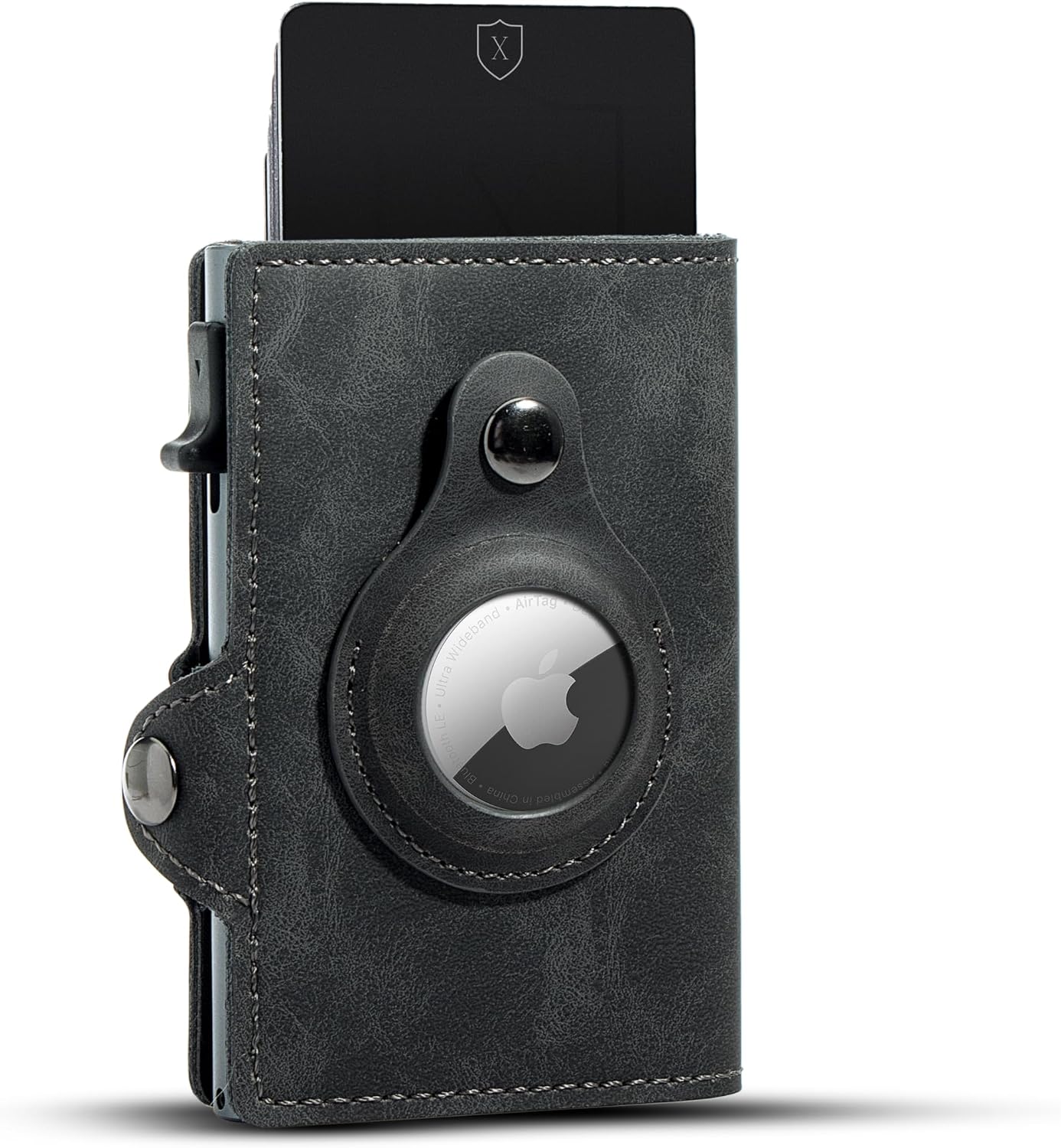 Xclusive Airtag Wallet for Men | Trifold RFID Wallet | Luxurious Card Holder & Minimalist Wallet with Money Clip | Blend of Luxury & Utility in Men’s Wallets | Dark Brown