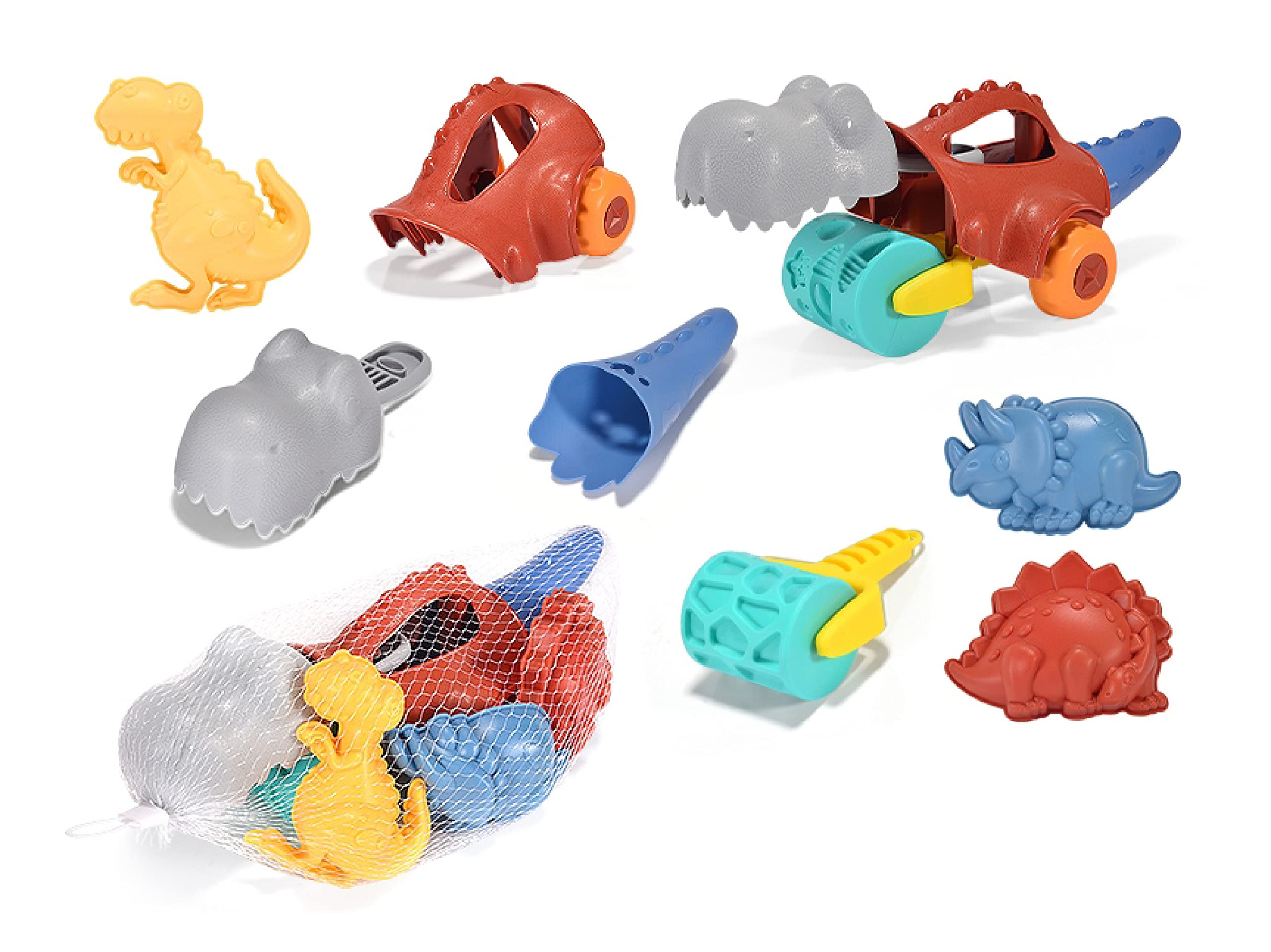 Power Joy Beach Dinosaur Toys 7 Pieces