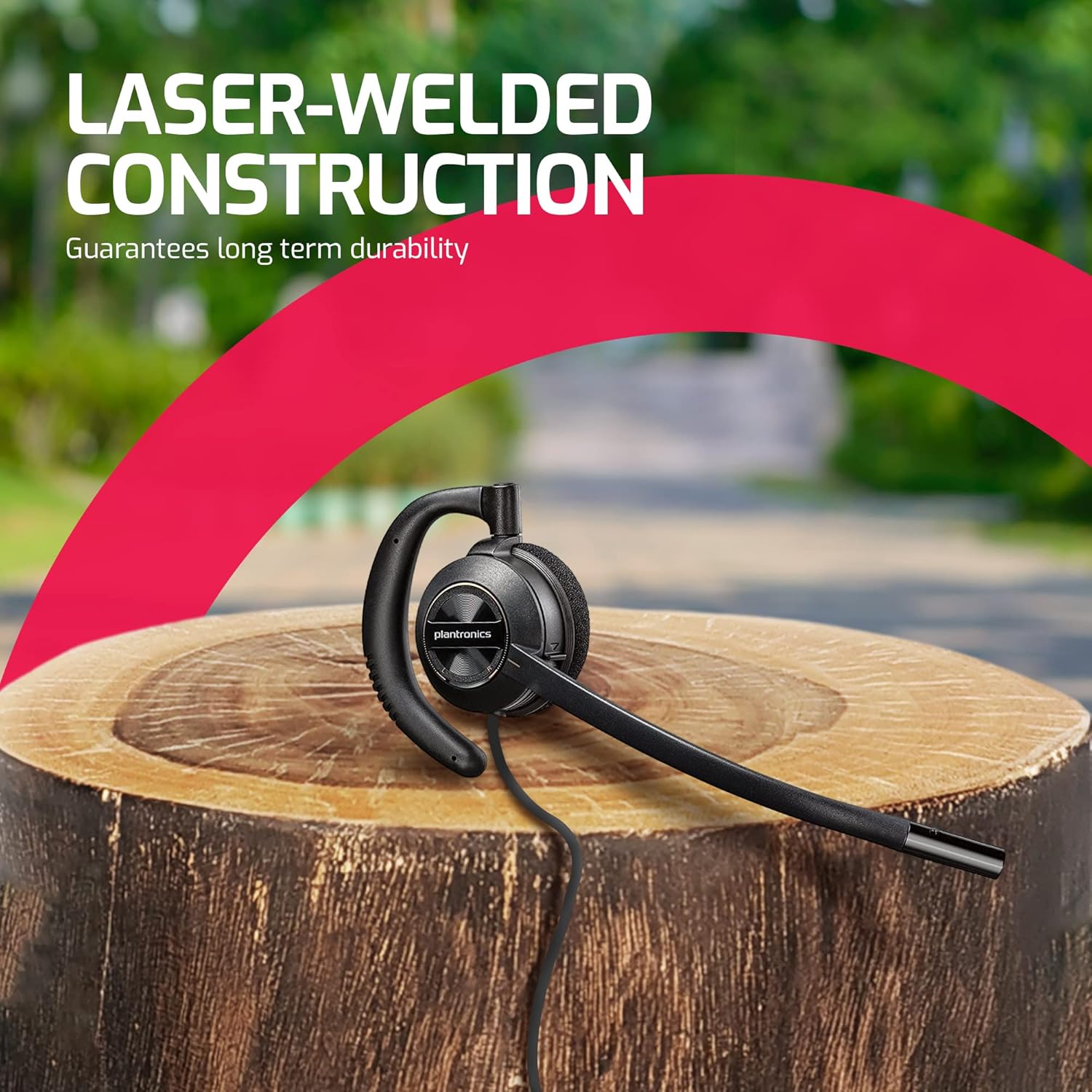 Polycom Compatible Plantronics EncorePRO HW530 Headset Bundle- SoundPoint Phones: ip430, 450, 501, 550, 560, 601, 650, 670, CX300, CX500, CX600, VVX101, 150, 201, 300, 311, 400, 410, 500, 600, 1500