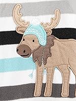 Vista 26 de Simple Joys by Carter's - Pijama de forro de vellón resistente al fuego para niños pequeños y bebés, holgada, con pies, paquete de 3