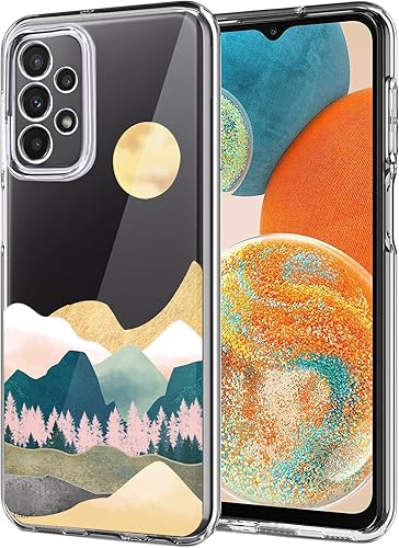 Miniatura 10 de Unov Funda compatible con Galaxy A71 5G (no para UW), transparente con diseño de TPU suave, absorción de golpes, diseño delgado en relieve, cubierta