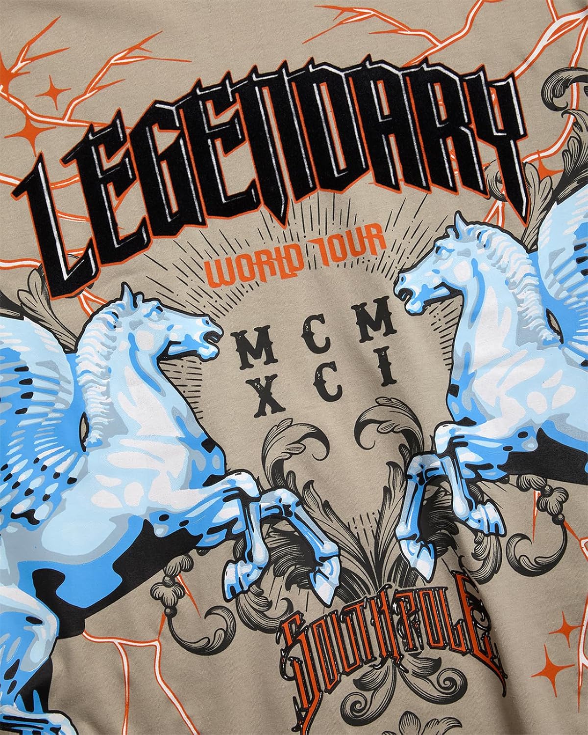 Southpole Mens Graphic T-Shirts - Stylish Cotton Blend Pullover Crewneck Streetwear Graphic Tees Short Sleeve Shirts for Men - Image 3