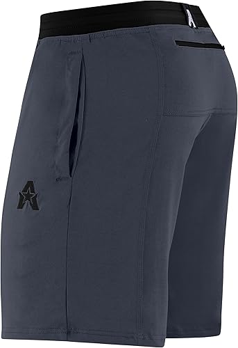 Anthem Athletics Evolflex 9 in Men's Workout Shorts - Open & Zipper Pocket Short for Running Athletic Tennis & Gym Training