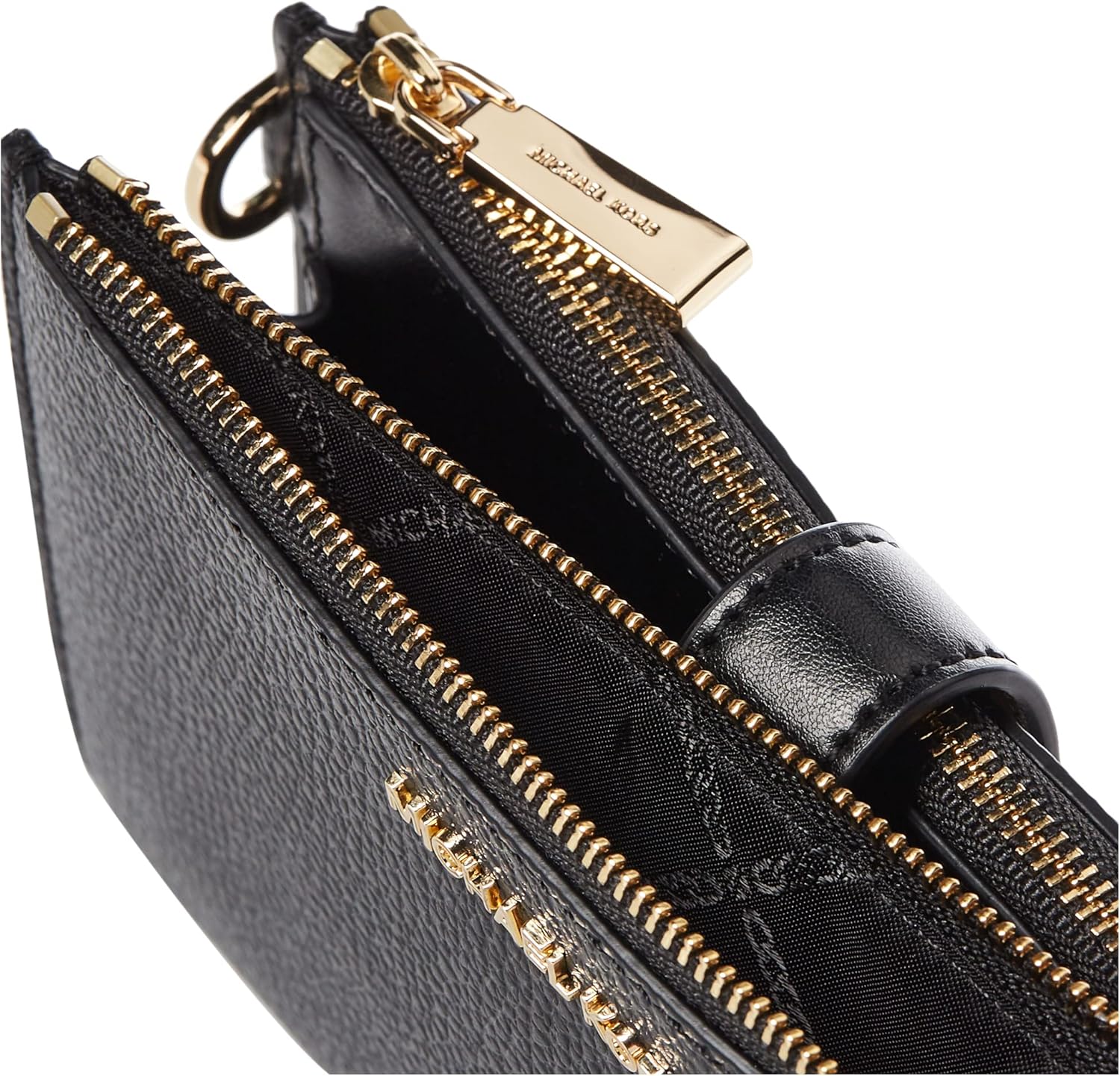 Michael Kors Jet Set Double Zip Wristlet One Size BLACK