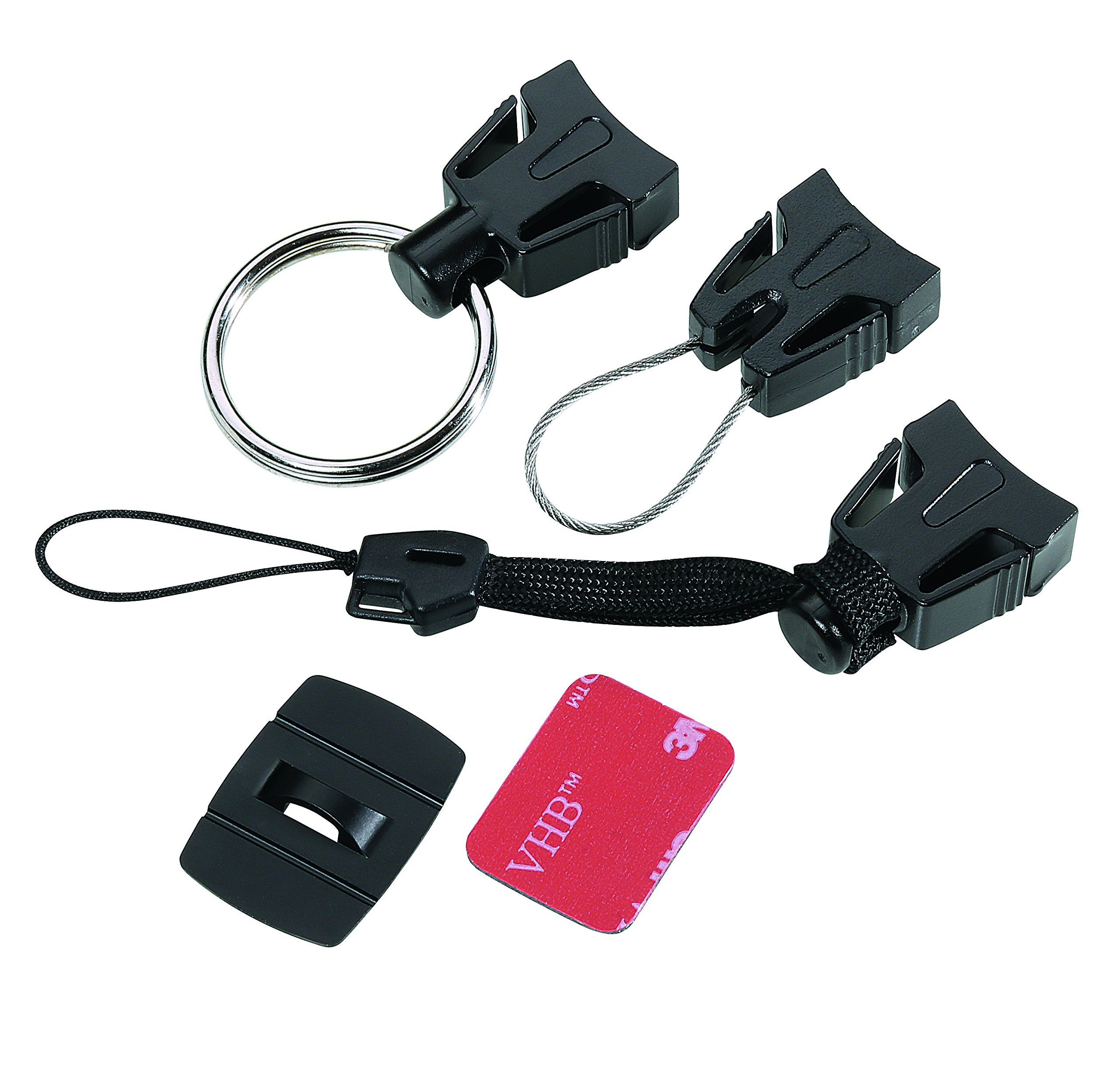 T-Reign Retractable Gear Tethers & Cases Electronic/Outdoor Accessory Pack Fixing - Black, Size 1