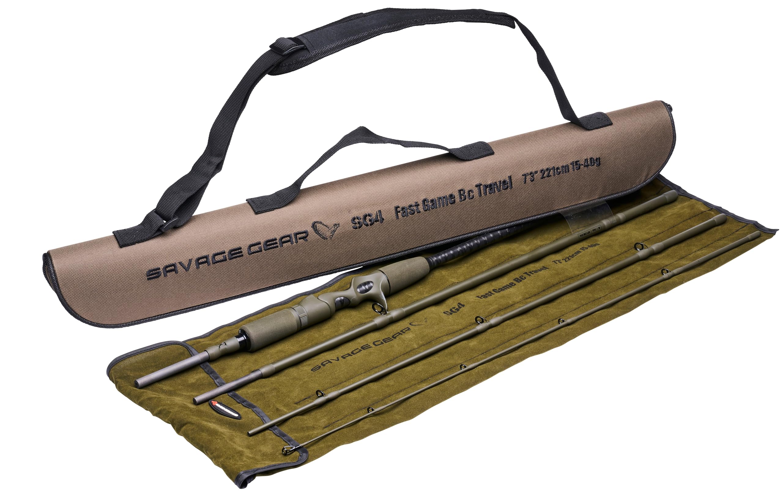 Savage Gear SG4 Fast Game BC Travel 2,21m Reise-Baitcastrute