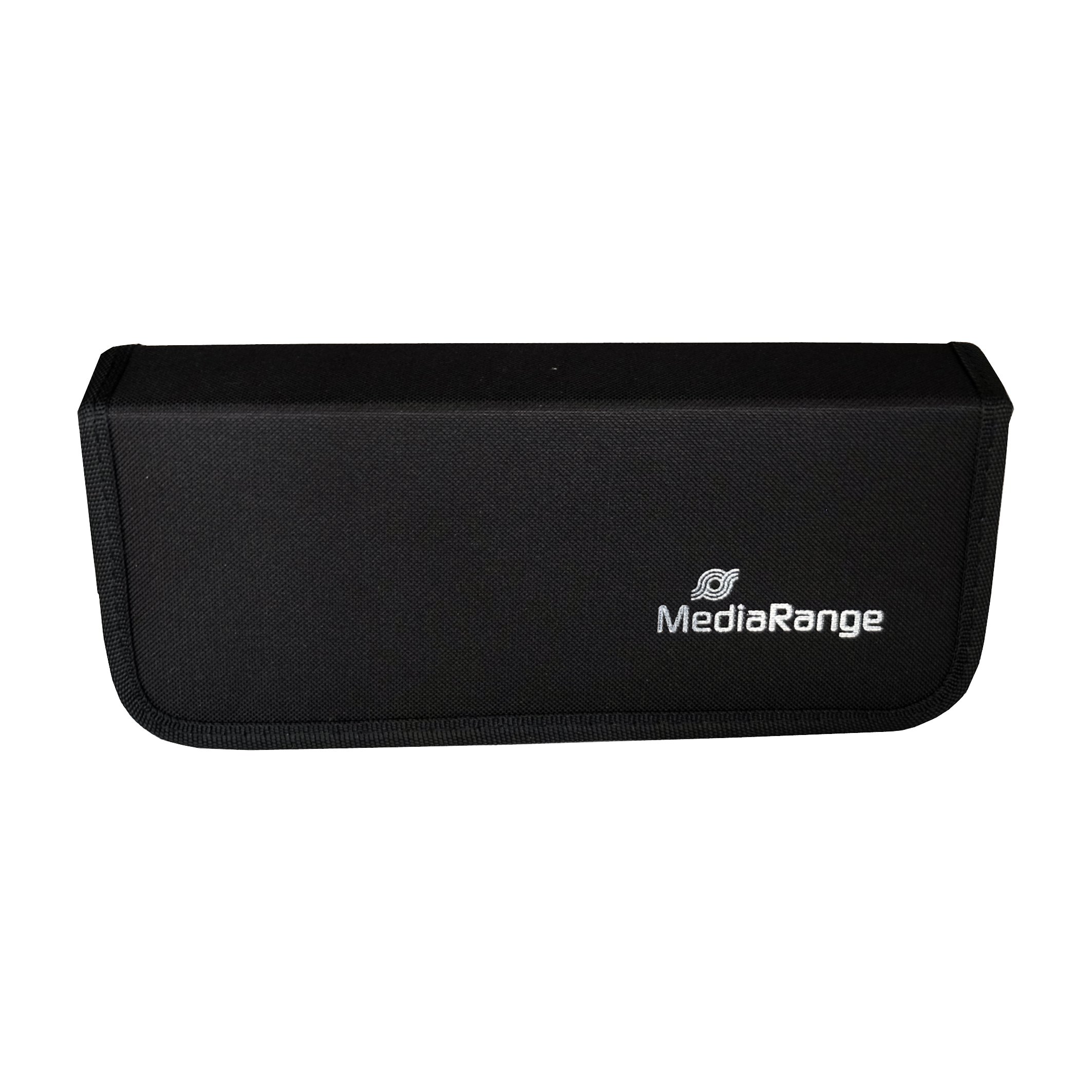 MEDIARANGE USB Wallet - Tragetasche für Speicherplatte - 10 USB-Flash-Laufwerke + 5 SD-Speicherkarten