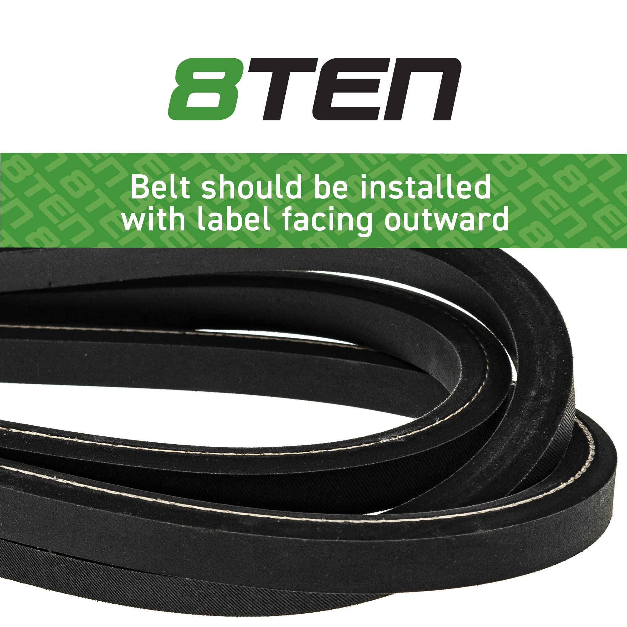 Amazon.com : 8TEN Raw Edge Drive Belt for John Deere M118549 425 