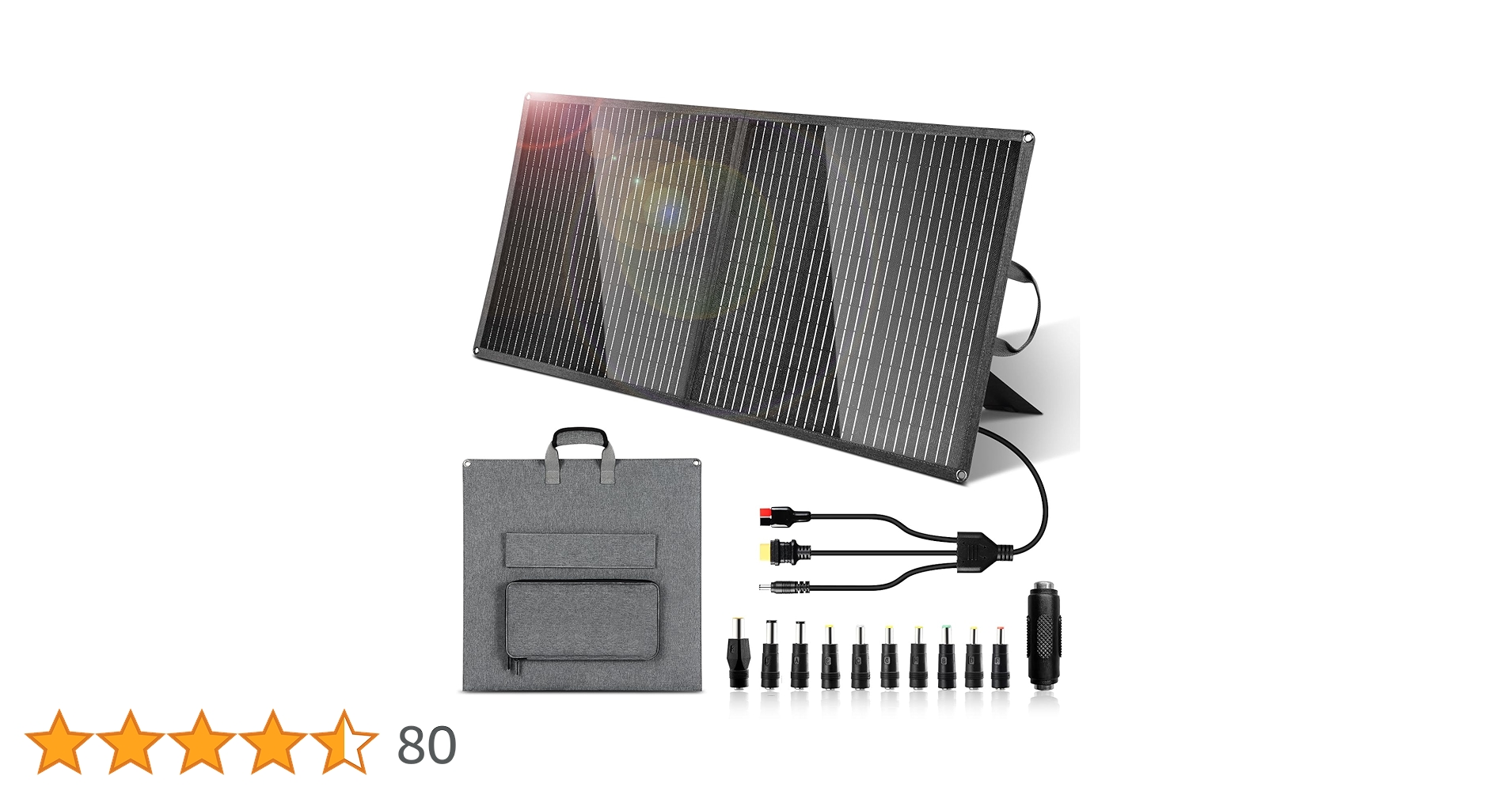 Amazon.co.jp: OTOUCH ソーラーパネル 100W 20V 折りたたみ式