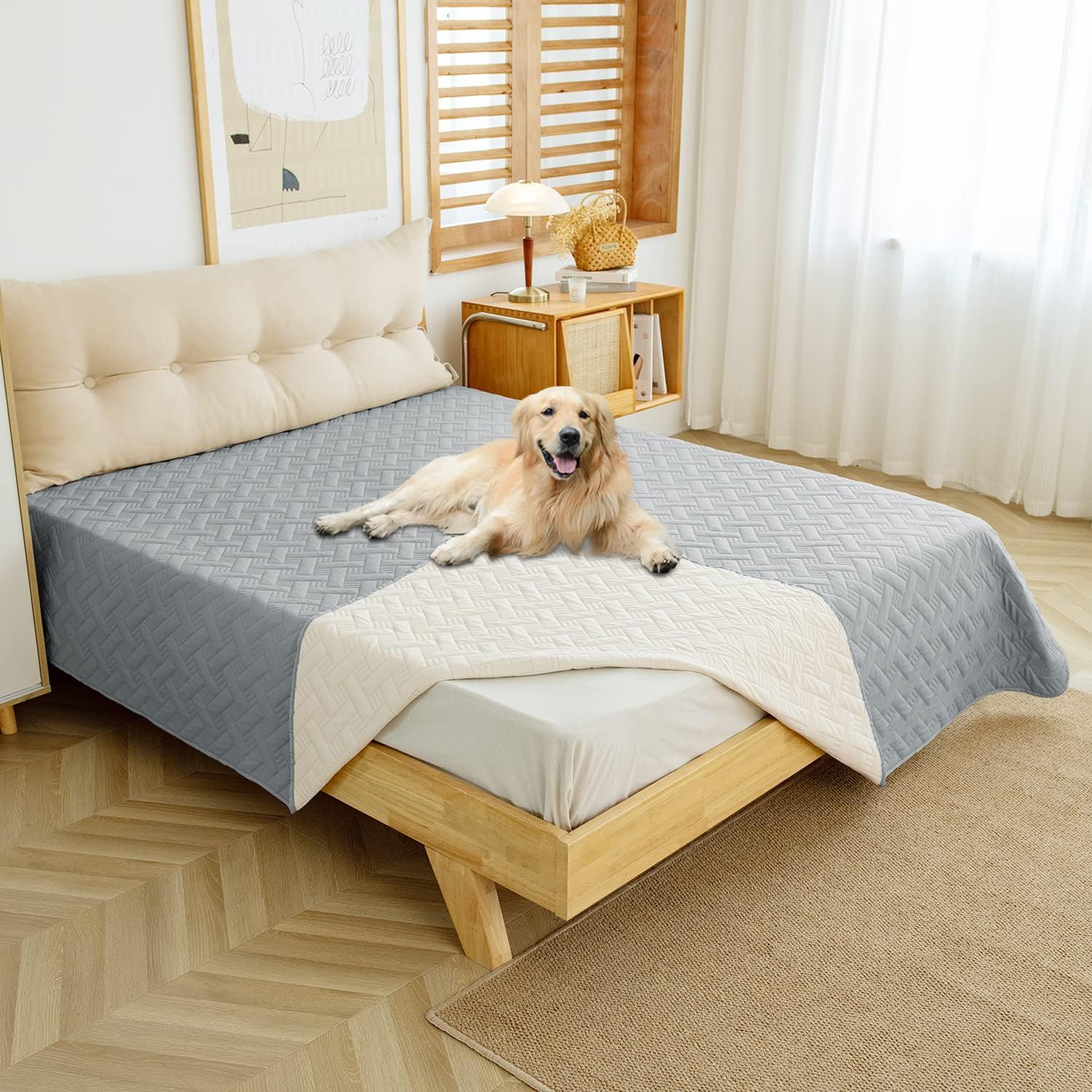BOCTOPUG Dog Bed Cover for Pets Blankets Rug Pads for Couch