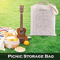 Vista 6 de LEVLO Divertido regalo para fanáticos de Vanderpump Chat Sheet Bolsa de compras para amantes de la televisión, bolsa de viaje impermeable