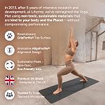 Liforme Original Yoga Mat – Patented Alignment System, Warrior-like Grip, Non-slip, Eco-friendly and Biodegradable, sweat-resistant, 4.2mm thick mat for comfort