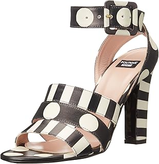 Boutique Moschino Women's Stripes and Polka Dots Dress Sandal - Buy now
