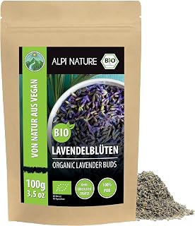 Alpi Nature Lavendel getrocknet BIO 100g, bio Lavendelblüten für Tee