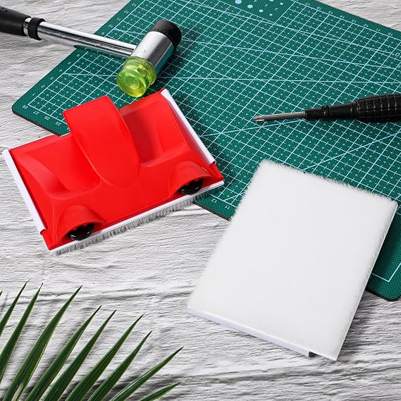 Edge Painting Tool, Corner Walls & Ceilings Pad Painter, Paint Edger Trimmer with 2pcs Replacement Pad Refills, Paint Pad Applicator for Ceilings Corner Edges Painter Trim Painting Supplies