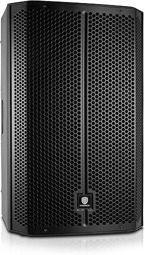PRORECK PR-915D Altavoz PA Bluetooth alimentado de 1500 W, altavoz DSP de 3 canales de 15 pulgadas con emparejamiento TWS inalámbrico, para DJ,