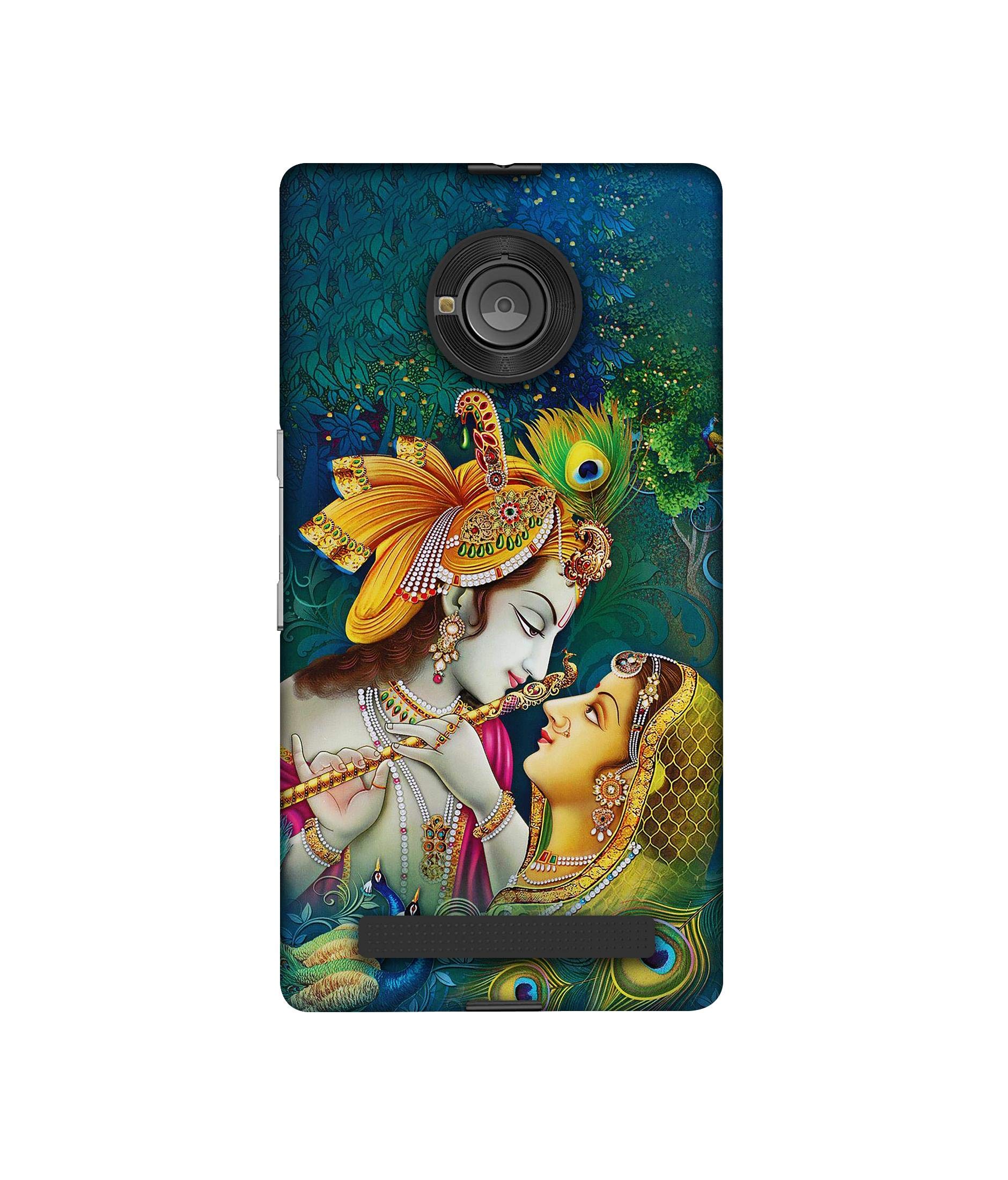 Casotec Radha Kishan Love Design Printed Silicon Soft TPU Back Case Cover for Micromax YU Yuphoria