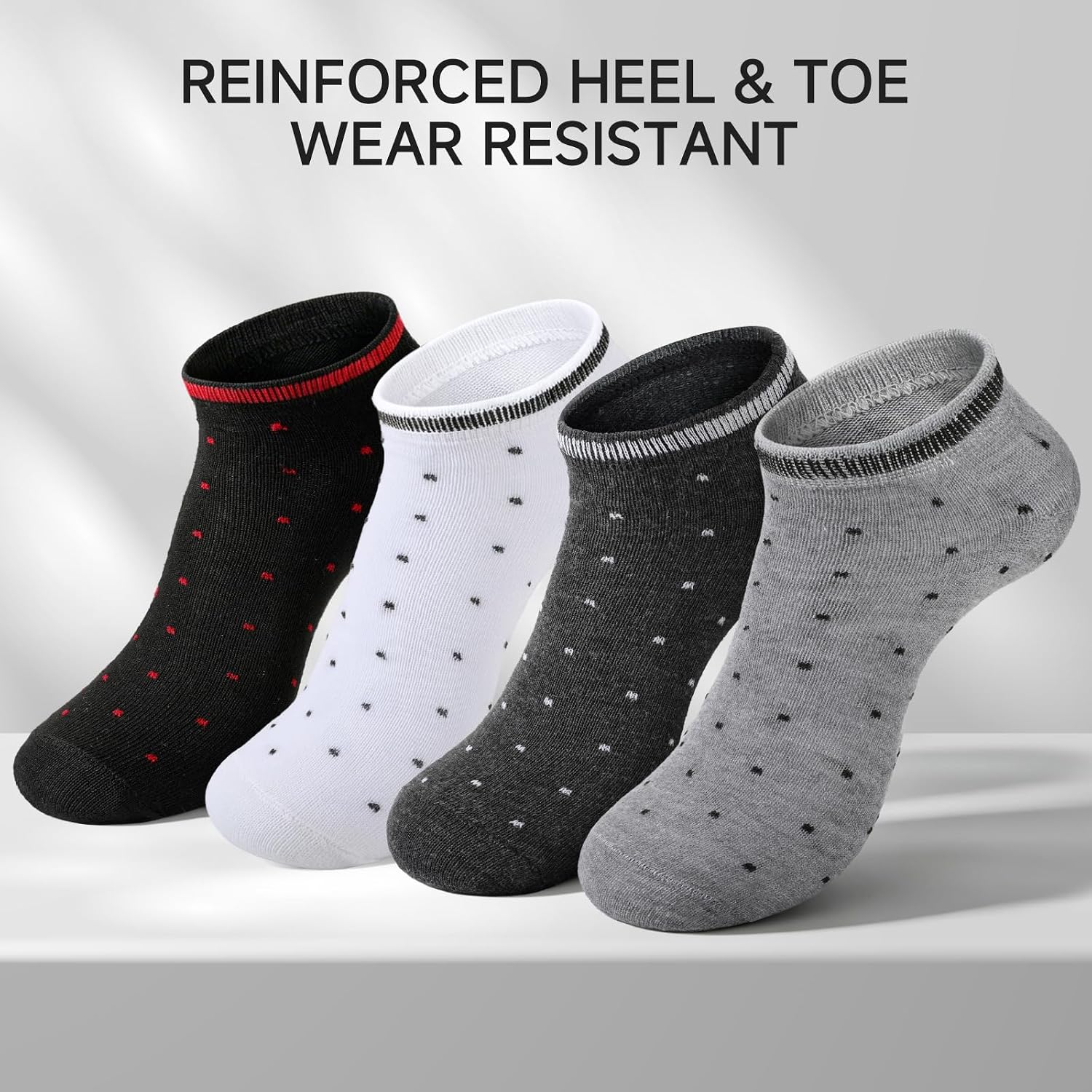 18 Pairs Ankle Socks for Women - Low Cut No Slip Thin Lightweight Athletic Running Socks, Breathable Moisture-Wicking