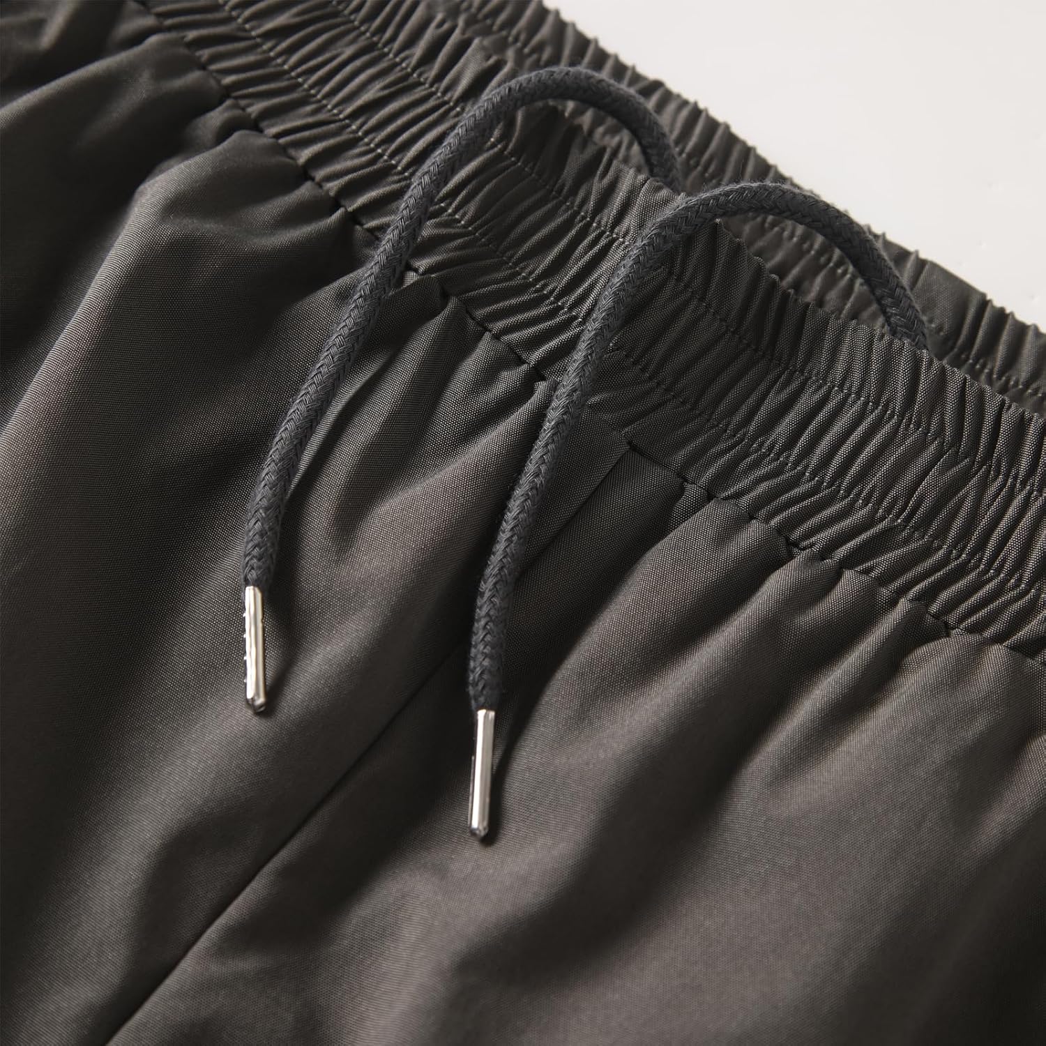 2 Pack Mens Gym Shorts Quick Dry Lightweight Drawstring Elastic Waist Athletic Shorts with Zipper Pockets S-3XL image 2