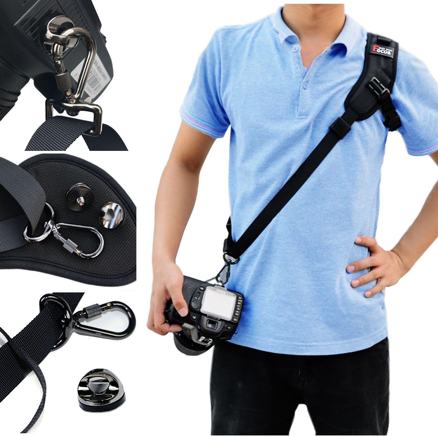 QBINGO Single Lens Reflex Camera Strap,Camera Harness