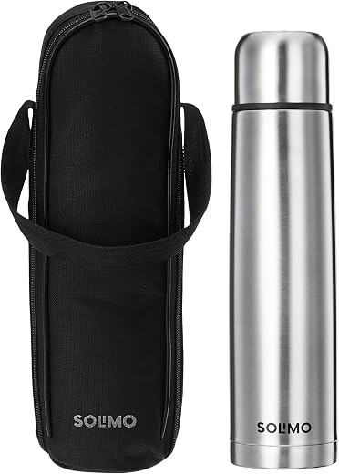 Amazon Brand - Solimo Stainless Steel Insulated 24 Hours Hot or Cold Bottle Flask with Flip Lid and Cover, 1000ml, Silver - Buying Guide
