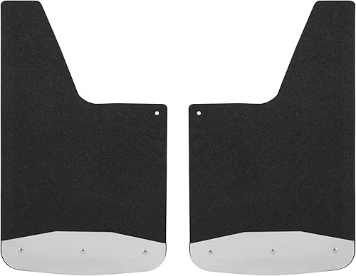 LUVERNE 250935 Protectores de lodo de goma texturizados traseros de 12 pulgadas x 20 pulgadas, Select Ram 1500