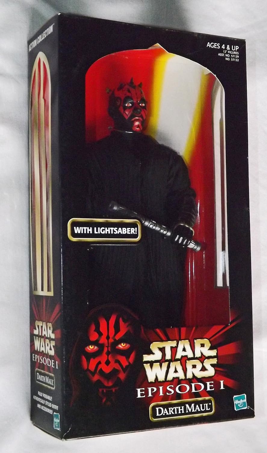 Star Wars Episode I DARTH MAUL w/Double Bladed Lightsaber 12" Action Figure (1998 Hasbro) - Image 4