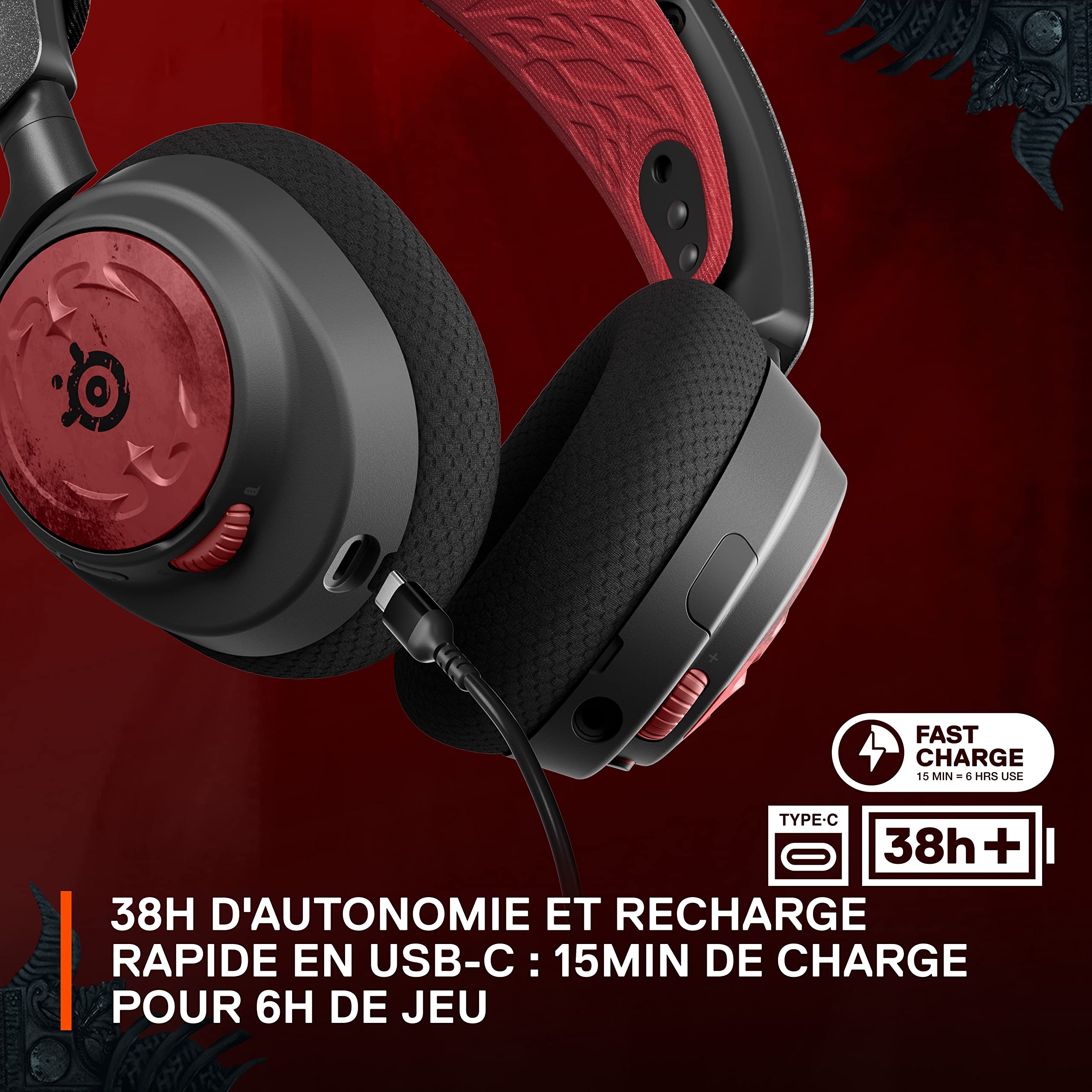 SteelSeries Arctis Nova 7 Casque sans Fil Multi-Plateforme