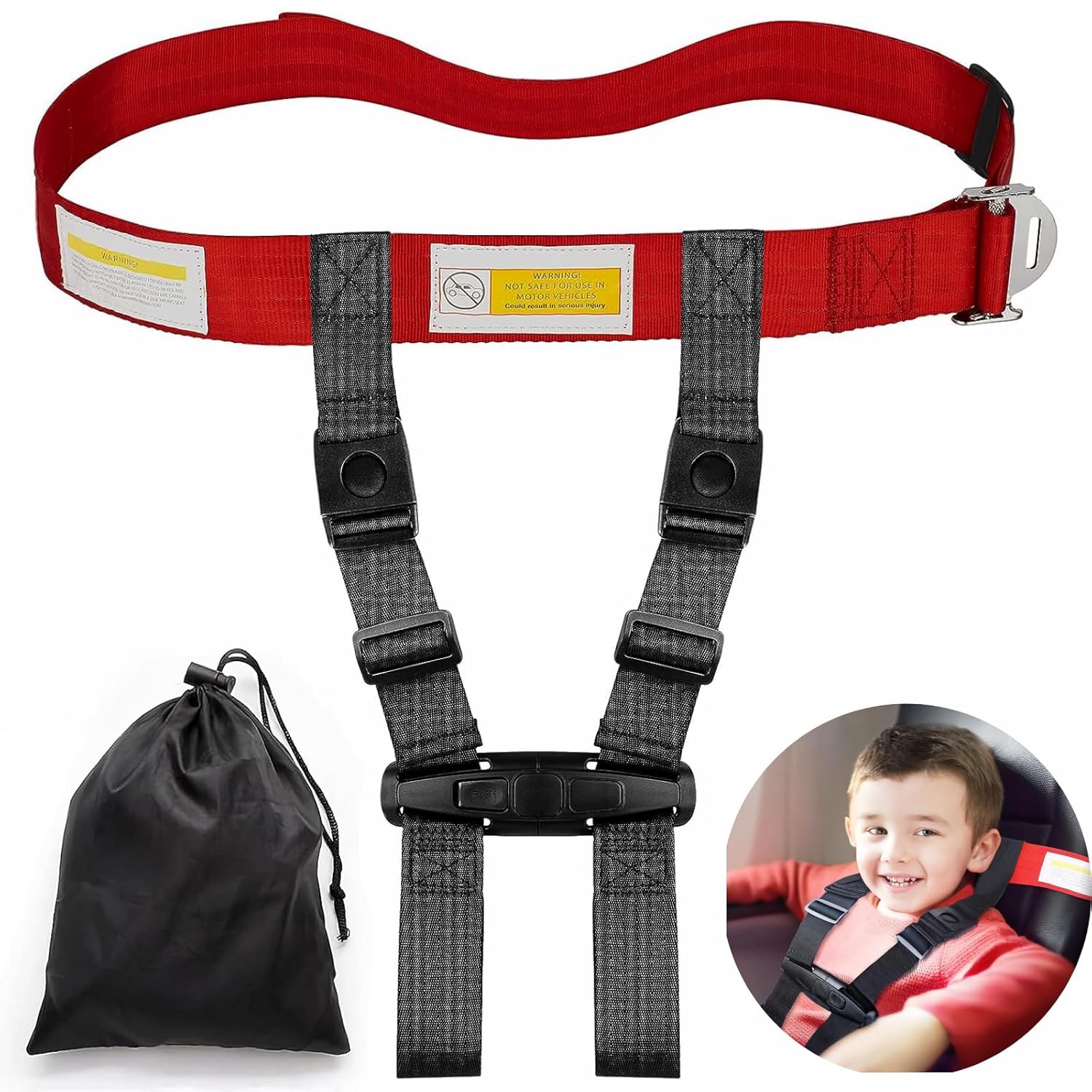 Child Airplane Safety Harness | Travel Restraint for Kids