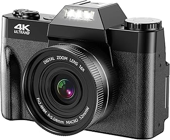 【美品】Keculbo デジタルカメラ 4K 6400万画素 SDカード付き Amazon.co.jp: Keculbo デジカメ 4K デジタルカメラ5600万画素AFオート