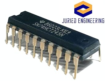 SN74HCT245N SN74HCT245 74HCT245 Octal Bus Transceivers with 3-State Outputs Breadboard-Friendly IC DIP-20 (Pack of 10)