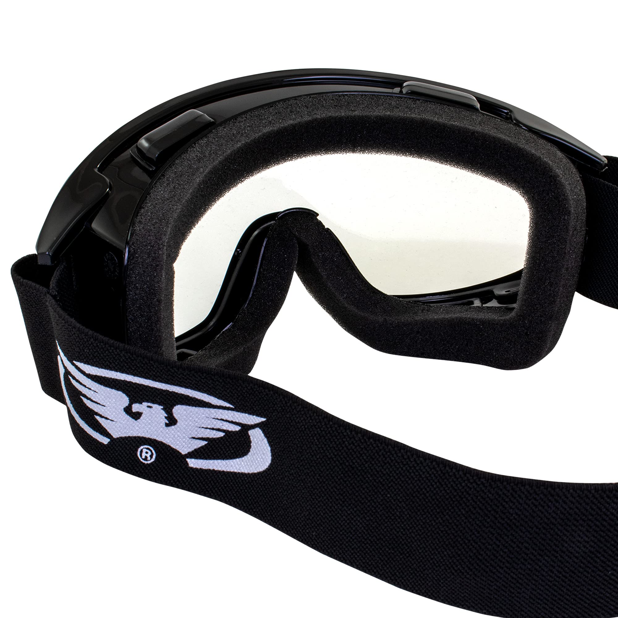 Global Vision Ön Cam Dolgulu Gözlükler Şeffaf Camlar Çoğu Camın Üzerine Ulaşır 2 mm Kalın Pc Lens Buğu Önleyici Kaplama Paintball Airsoft ATV Motosikletleri için Mükemmel Dolgu Ter Gözlerinizin Dışında Tutar Güvenlik Gözlüğü için ANSI Z87.1 Standartlarını Karşılar